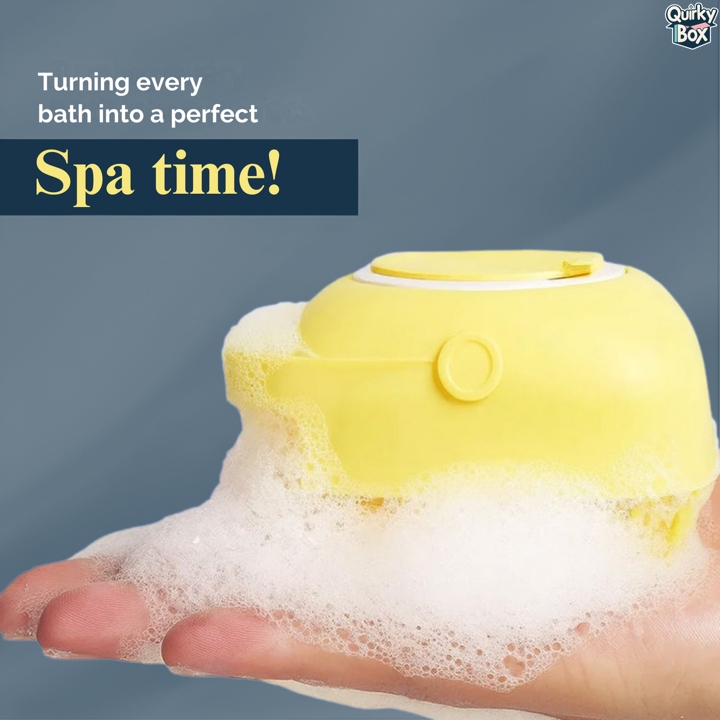 2-in-1 Dispensing Massager & Scrubber Bath Sponge