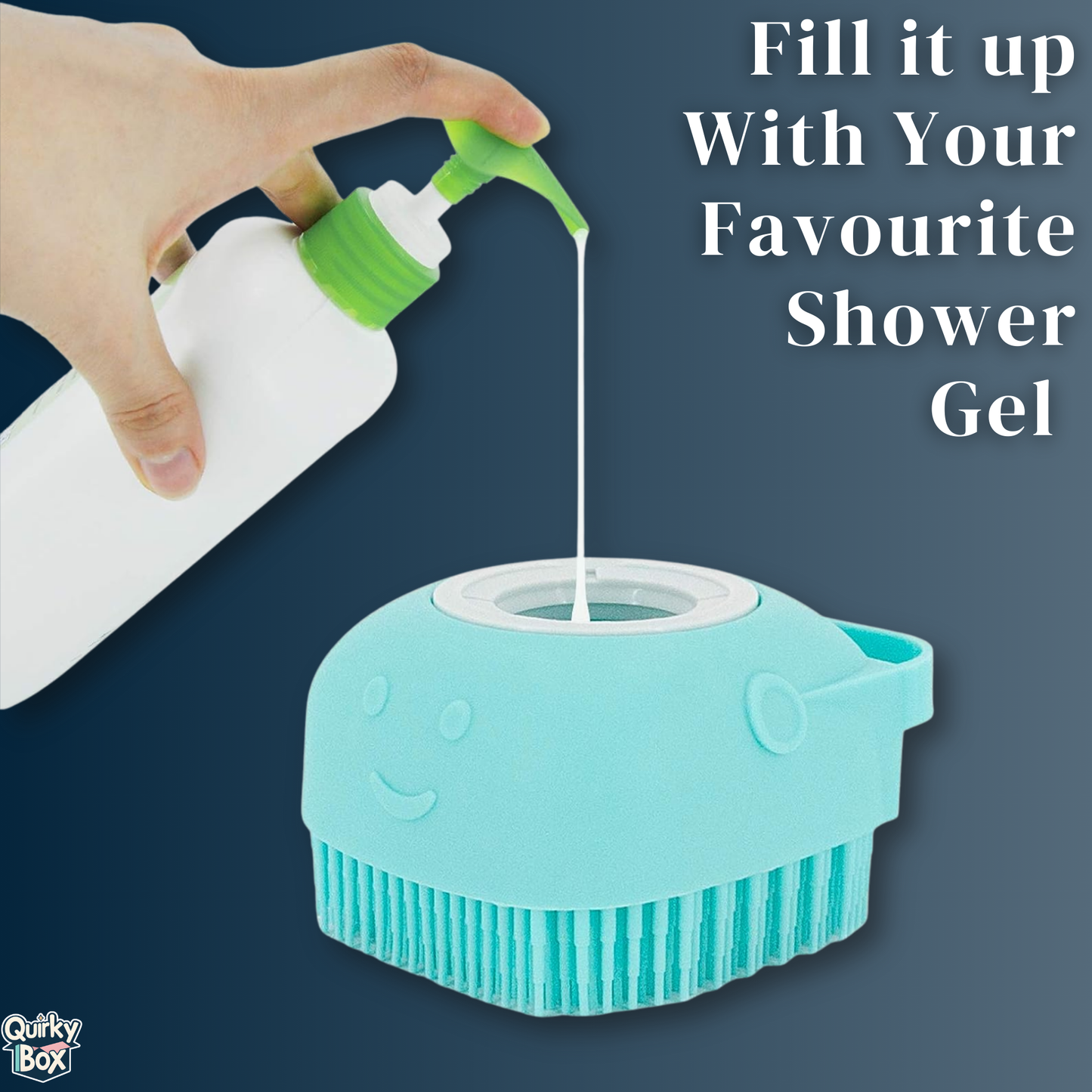 2-in-1 Dispensing Massager & Scrubber Bath Sponge