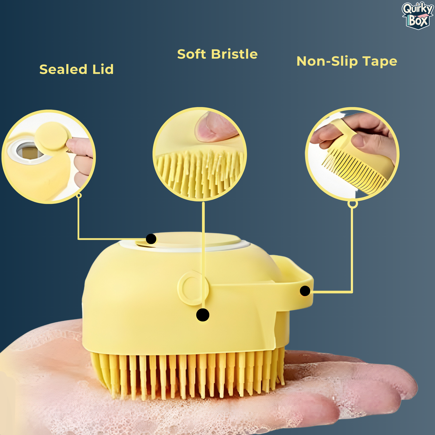 2-in-1 Dispensing Massager & Scrubber Bath Sponge