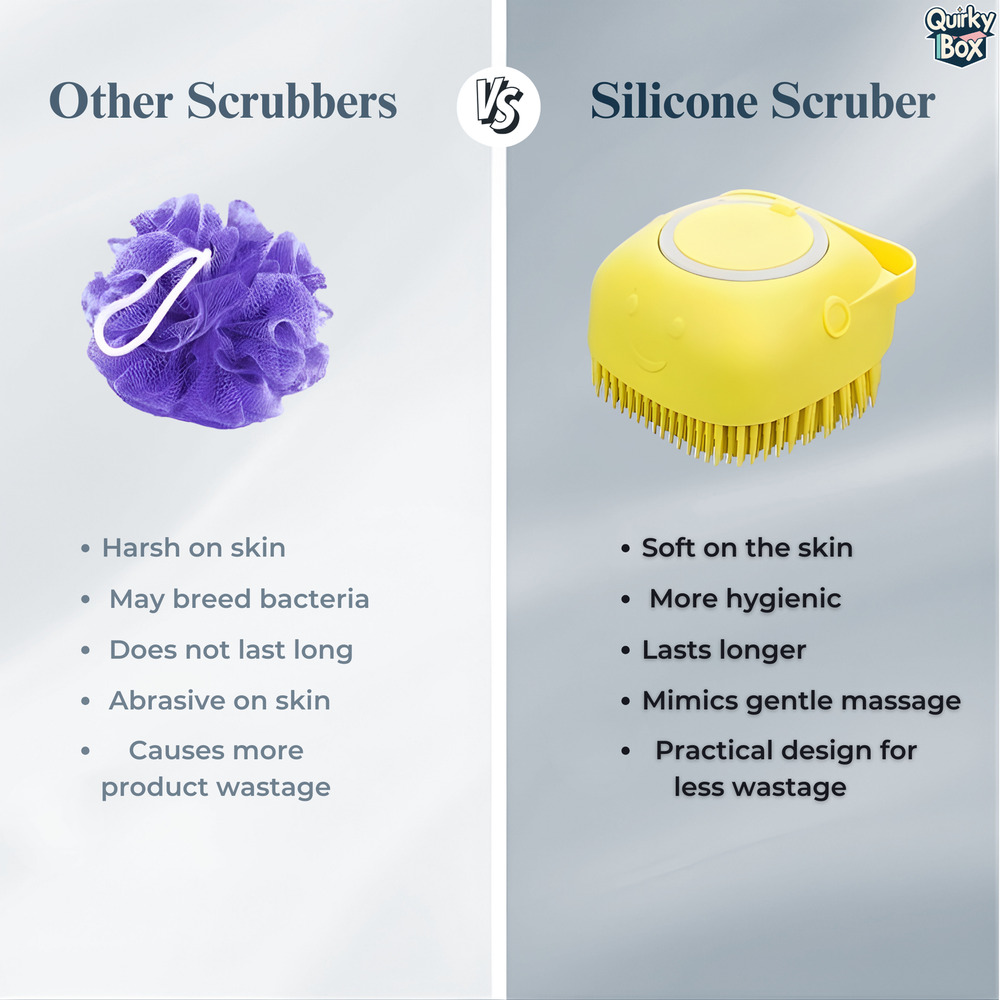 2-in-1 Dispensing Massager & Scrubber Bath Sponge